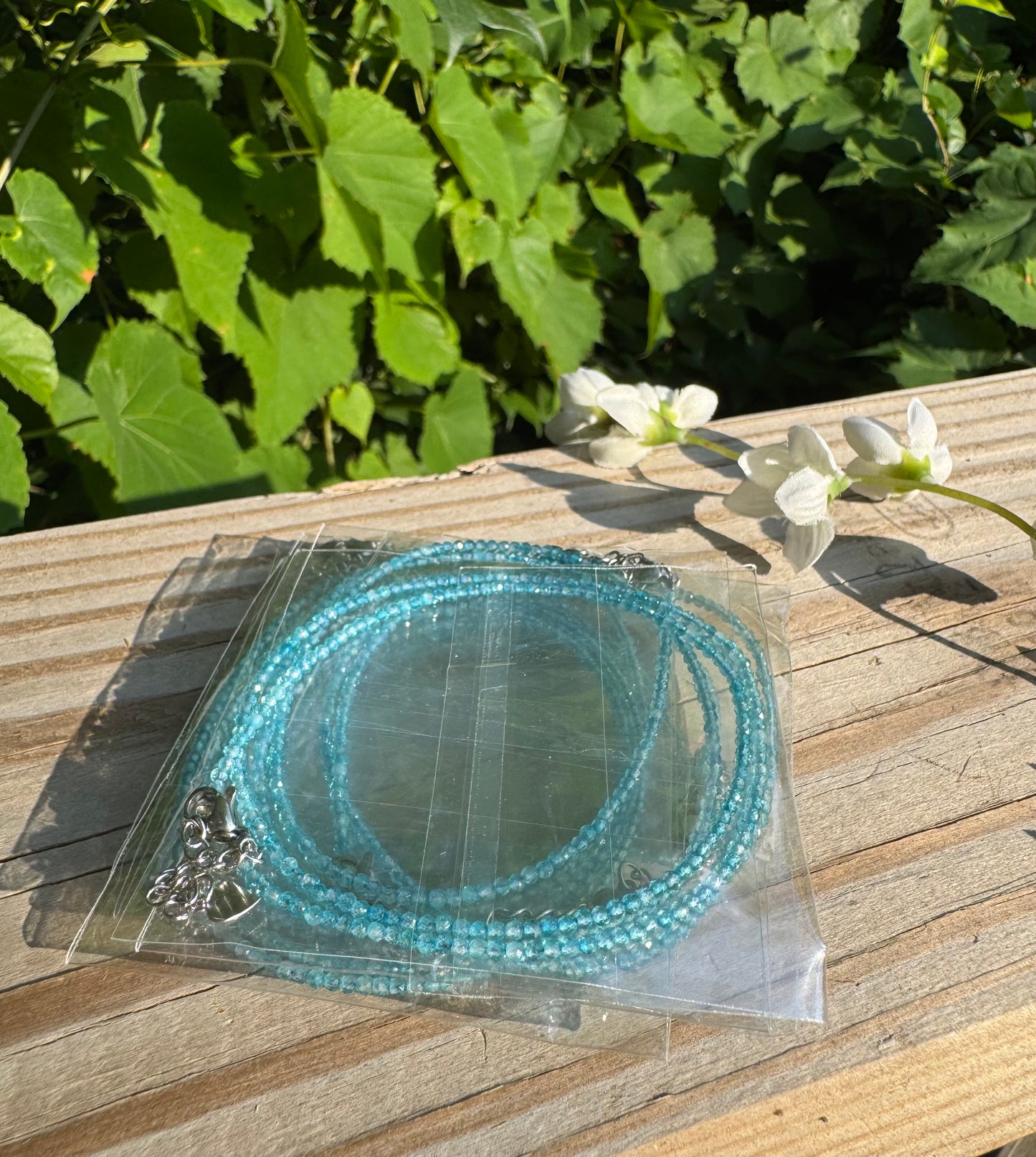 2mm Natural Topaz Necklaces Crystal