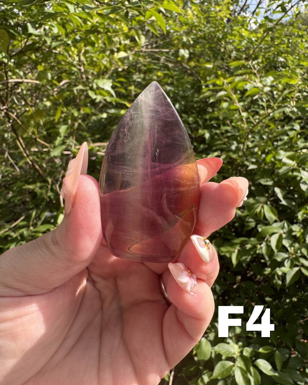 Aurora Fire Fluorite Point