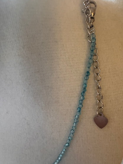 2mm Natural Topaz Necklaces Stretch Crystal Bracelet