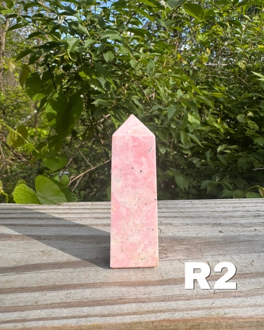 Pink Rhodonite Towers