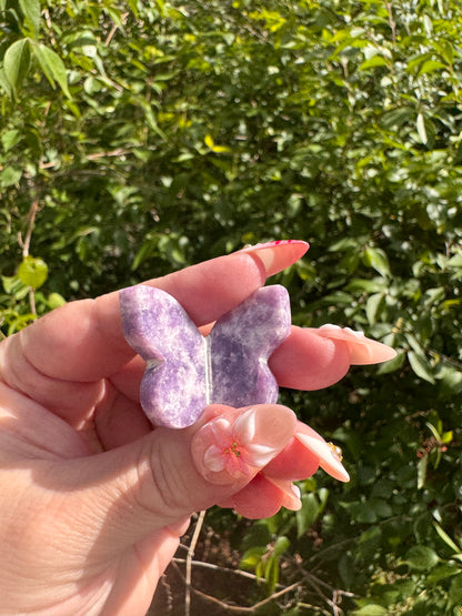 Lepidolite Butterfly Mini