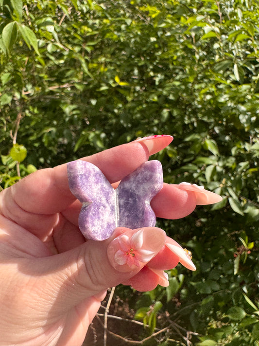 Lepidolite Butterfly Mini