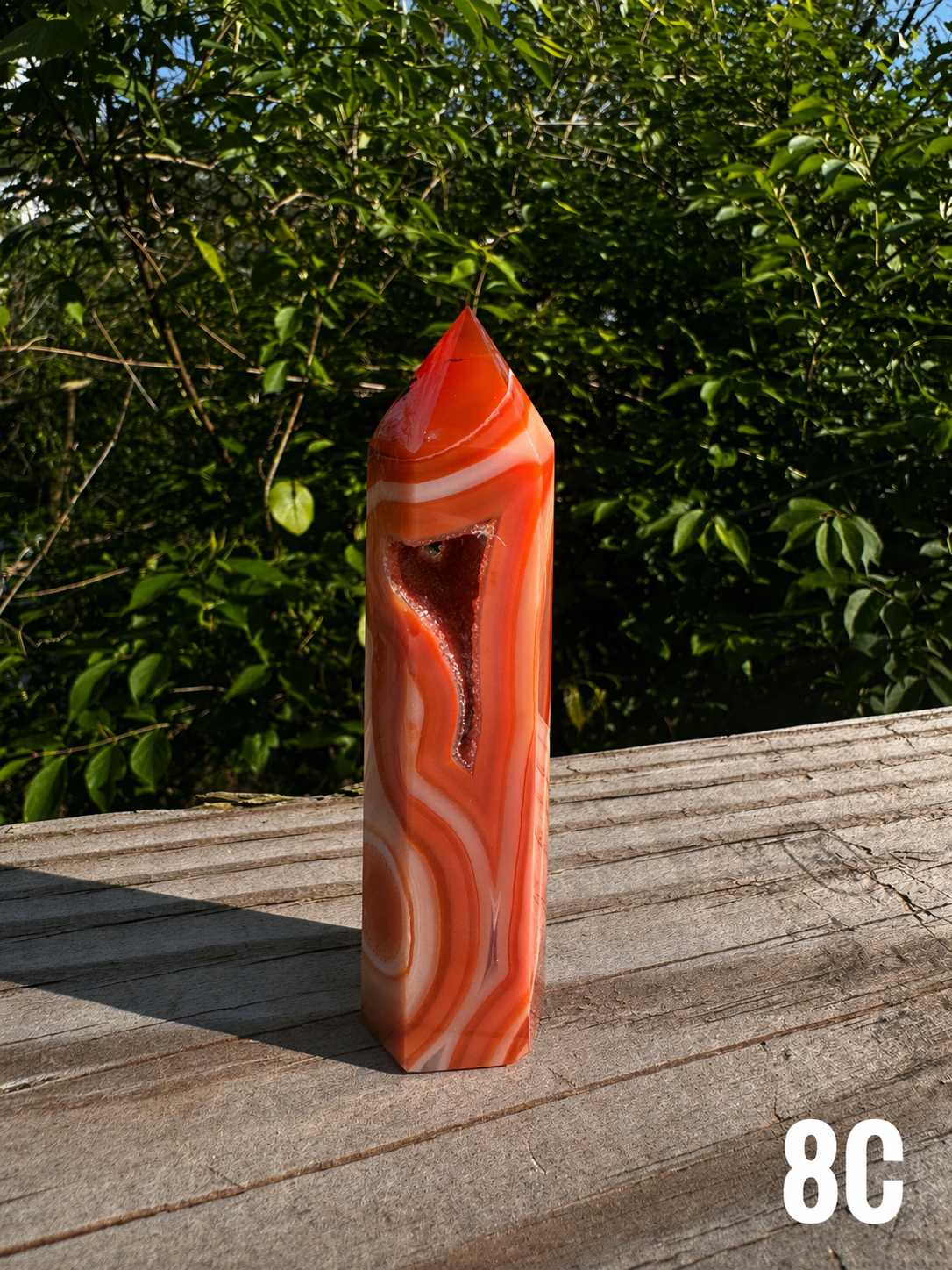 Ember Glow Carnelian Tower