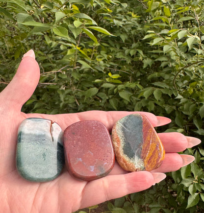 Ocean Jasper Smooth Large Flat