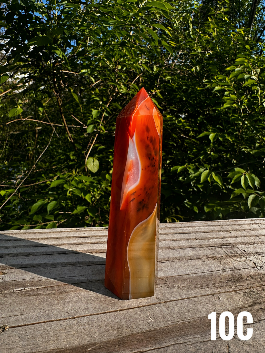 Ember Glow Carnelian Tower
