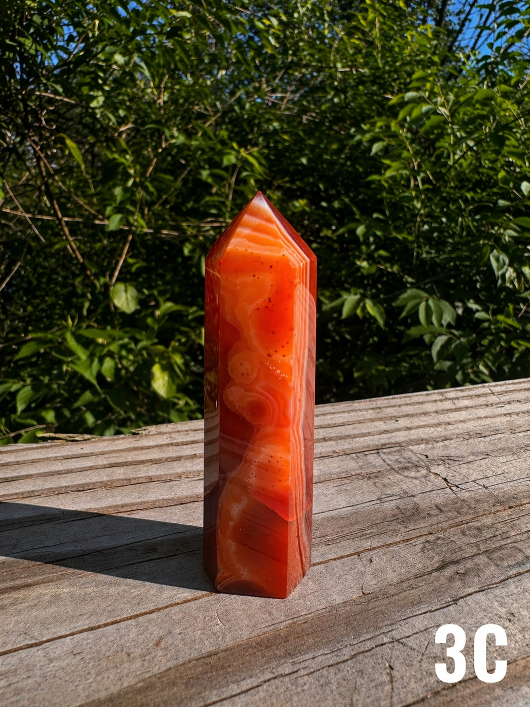 Ember Glow Carnelian Tower