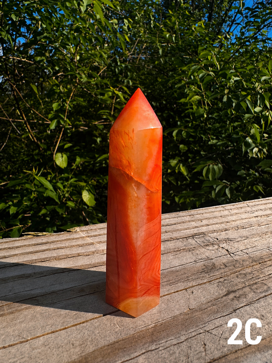 Ember Glow Carnelian Tower