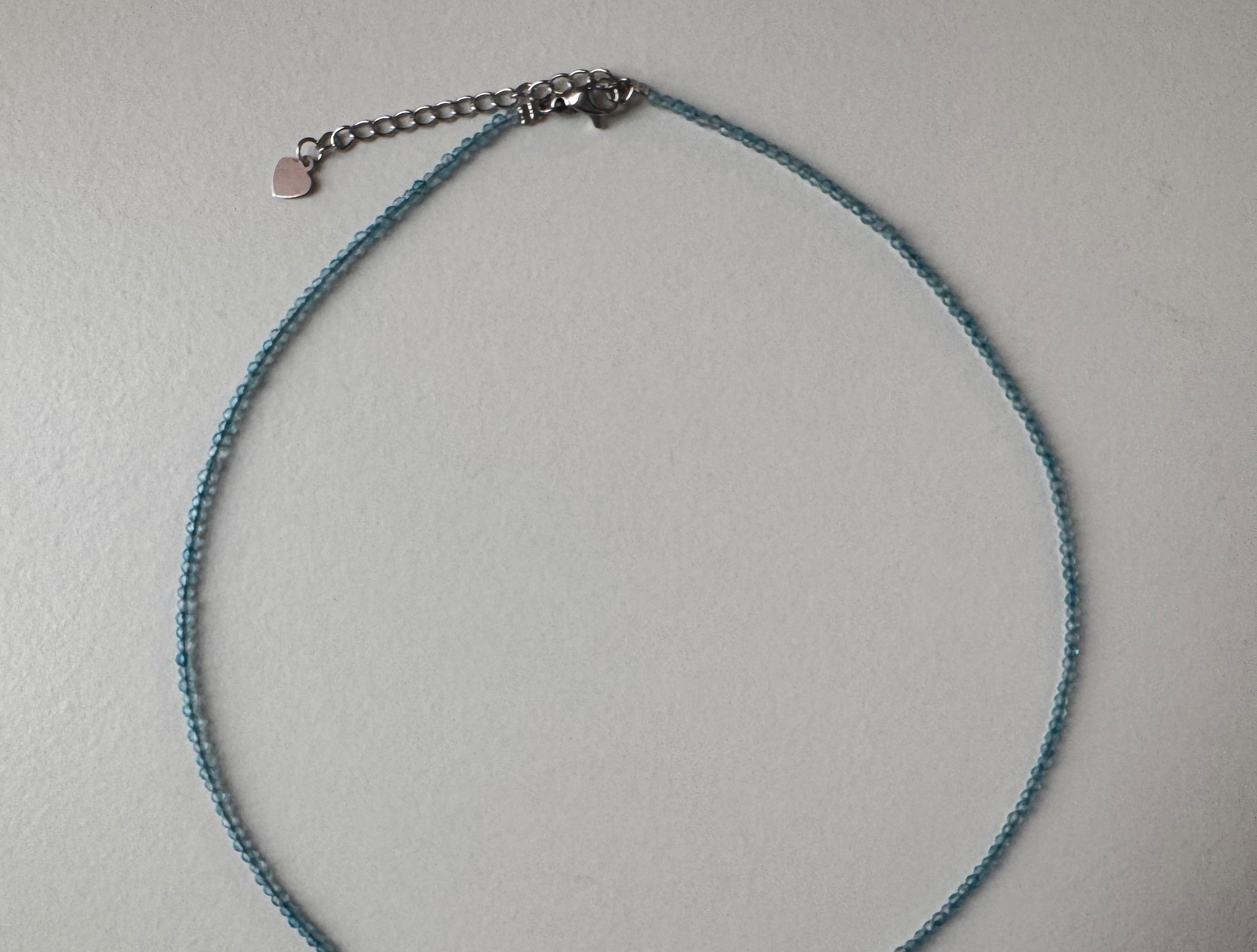 2mm Natural Topaz Necklaces-Crystal Necklace – IcyLumiere