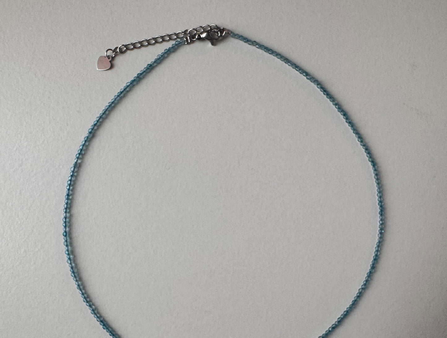 2mm Natural Topaz Necklaces Stretch Crystal Bracelet