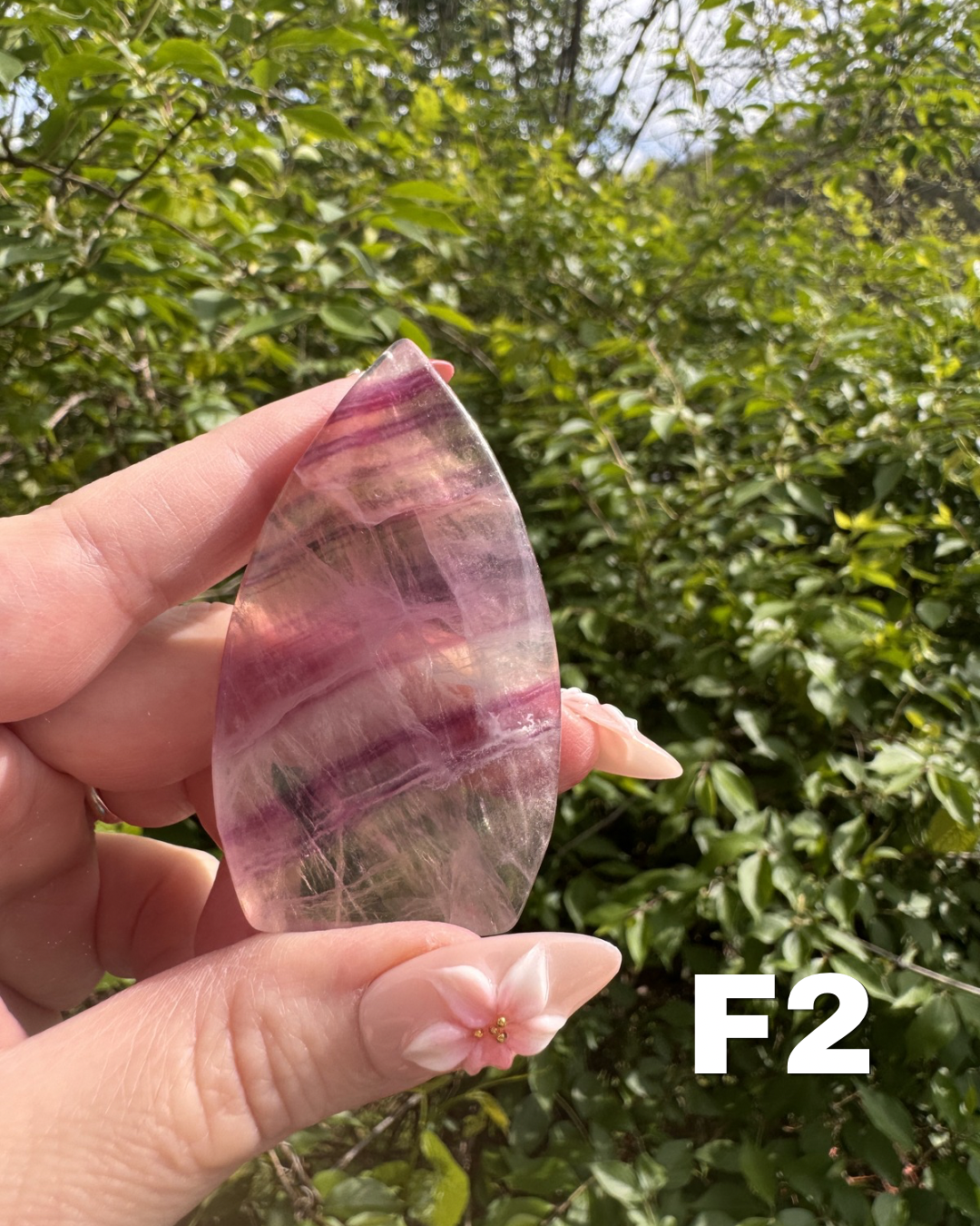 Aurora Fire Fluorite Point