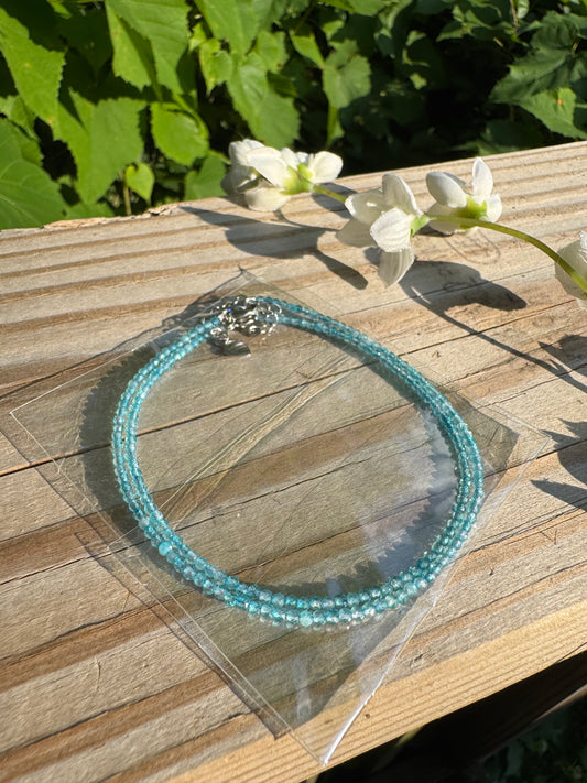 2mm Natural Topaz Necklaces Crystal 