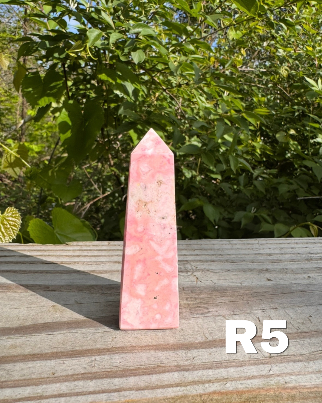 Pink Rhodonite Towers