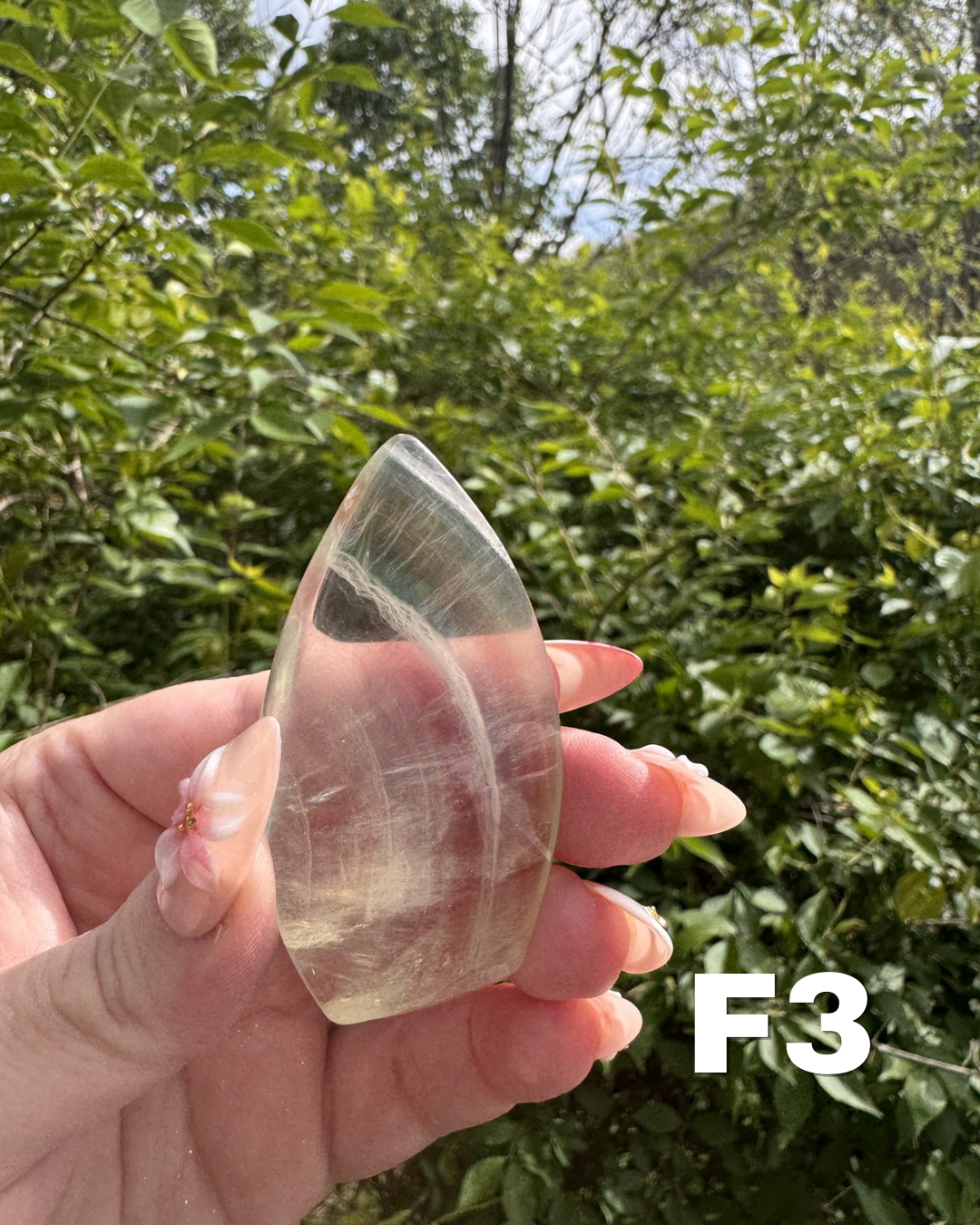 Aurora Fire Fluorite Point