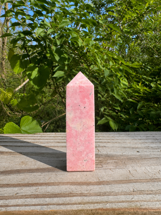 Pink Rhodonite Towers
