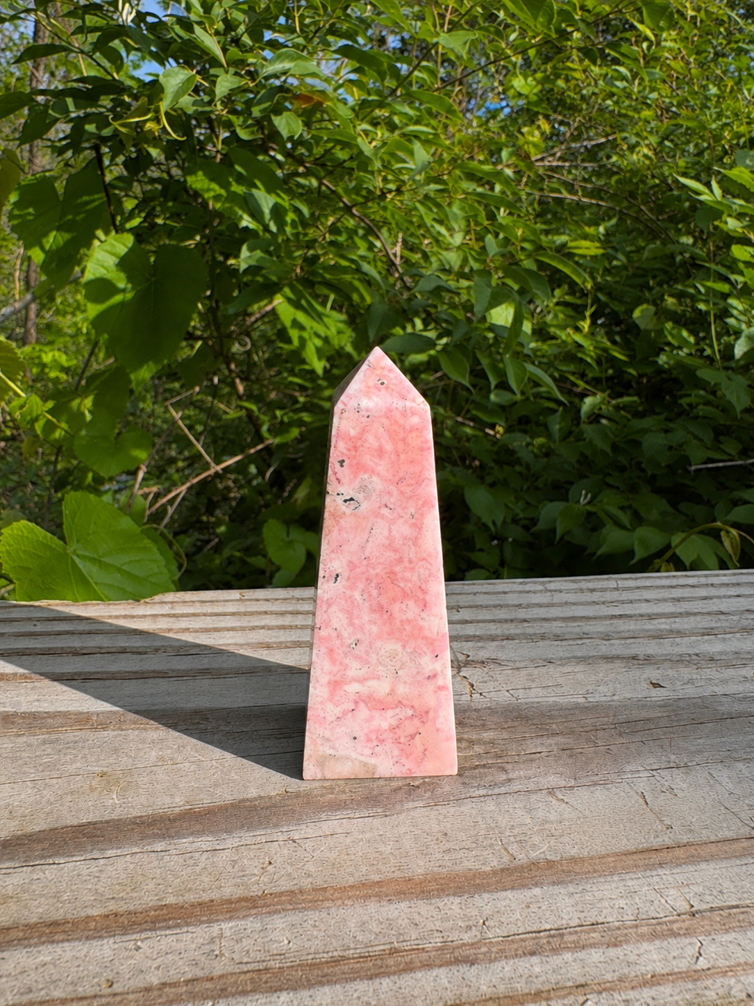 Pink Rhodonite Towers