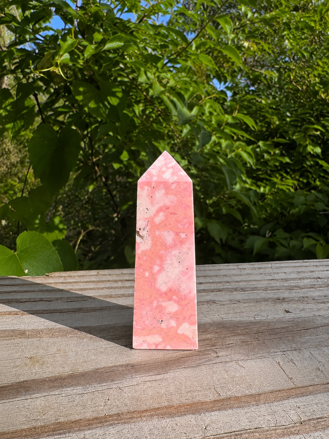 Pink Rhodonite Towers