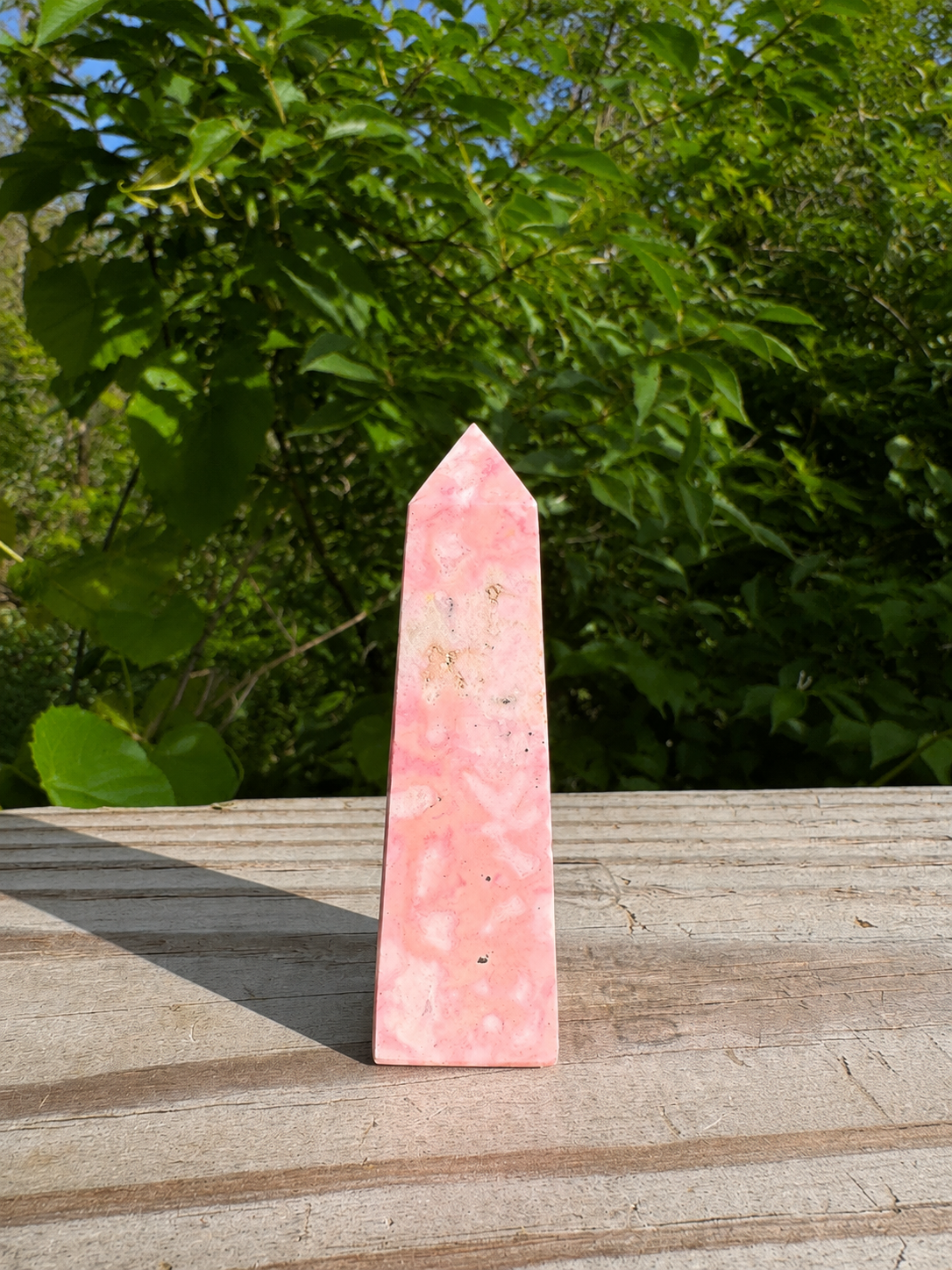 Pink Rhodonite Towers